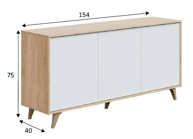 Aparador Kikua Plus 3 Puertas. Muebles Salon o Comedor - Image 3