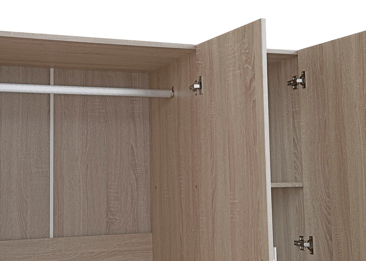 Armario de Dormitorio W 3 Puertas, con Espejo - Image 7