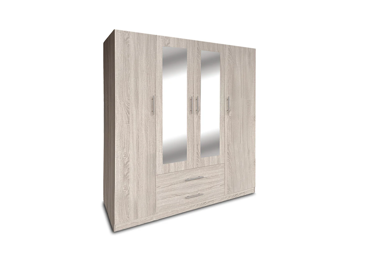 Armario de Dormitorio W 4 Puertas, con Espejo - Image 2
