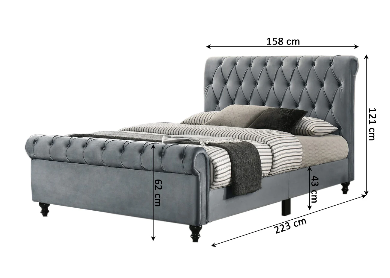Cama de Matrimonio Joseph 150cm - Image 3