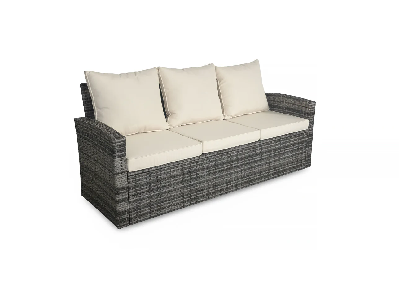 Conjunto de Sofas + 2 Sillones + Mesa + Baul en Ratan PE. Muebles de Jardin y Terraza - Image 8