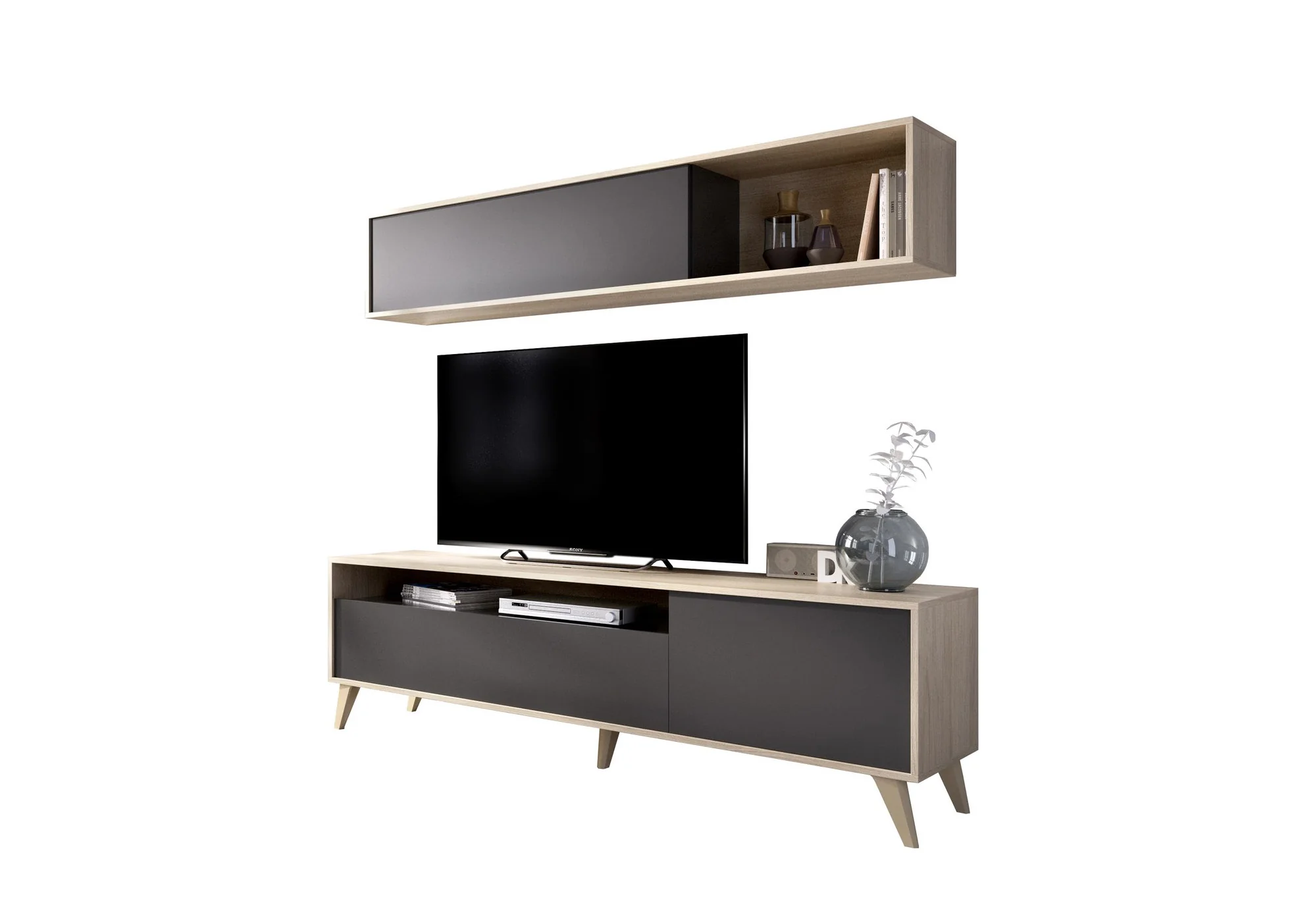 Conjunto Mueble de Salon Barcelona Grafito - Image 5