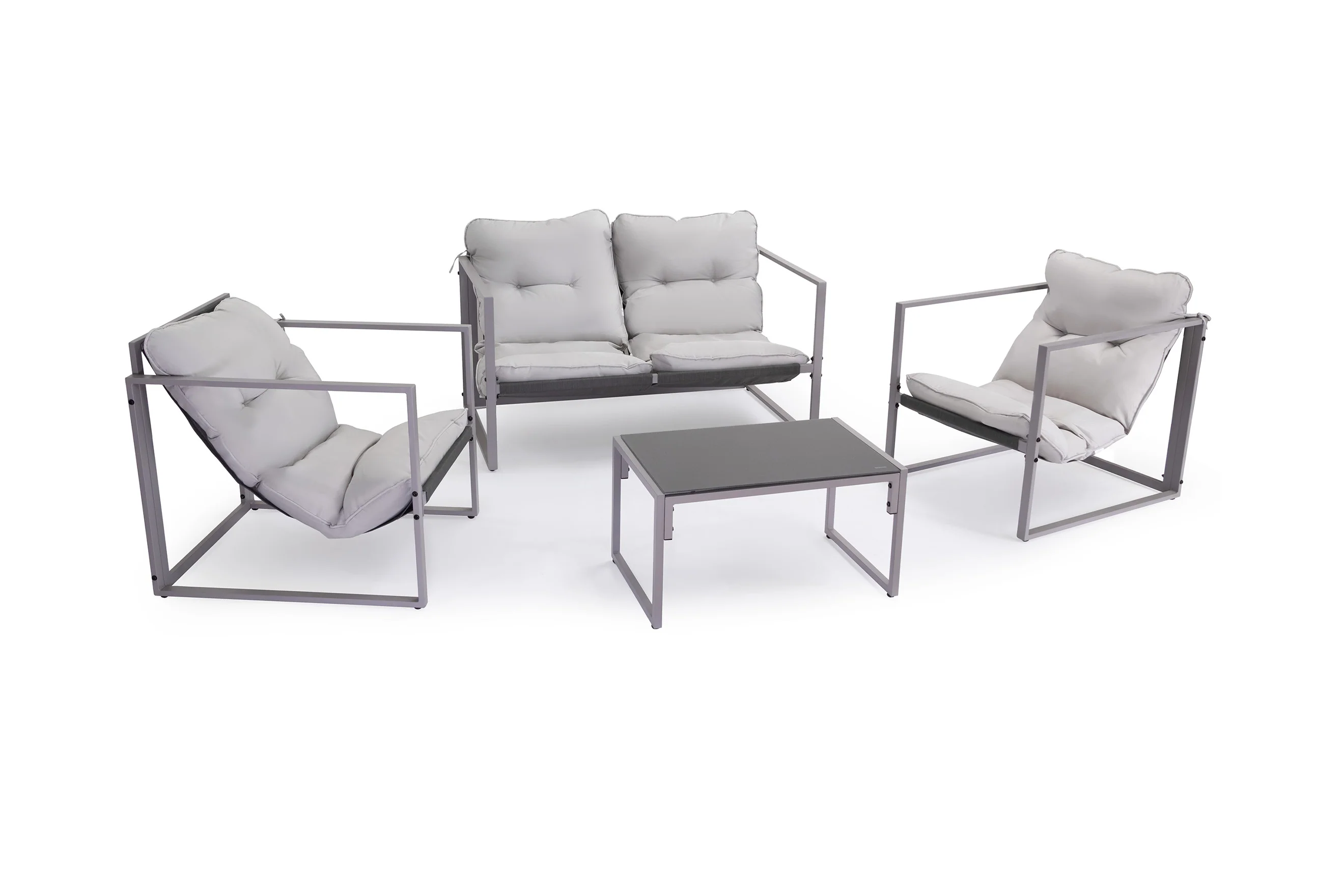 Conjunto Sofa + Mesa + 2 Sillas Roma. Muebles de Jardin y Terraza - Image 2