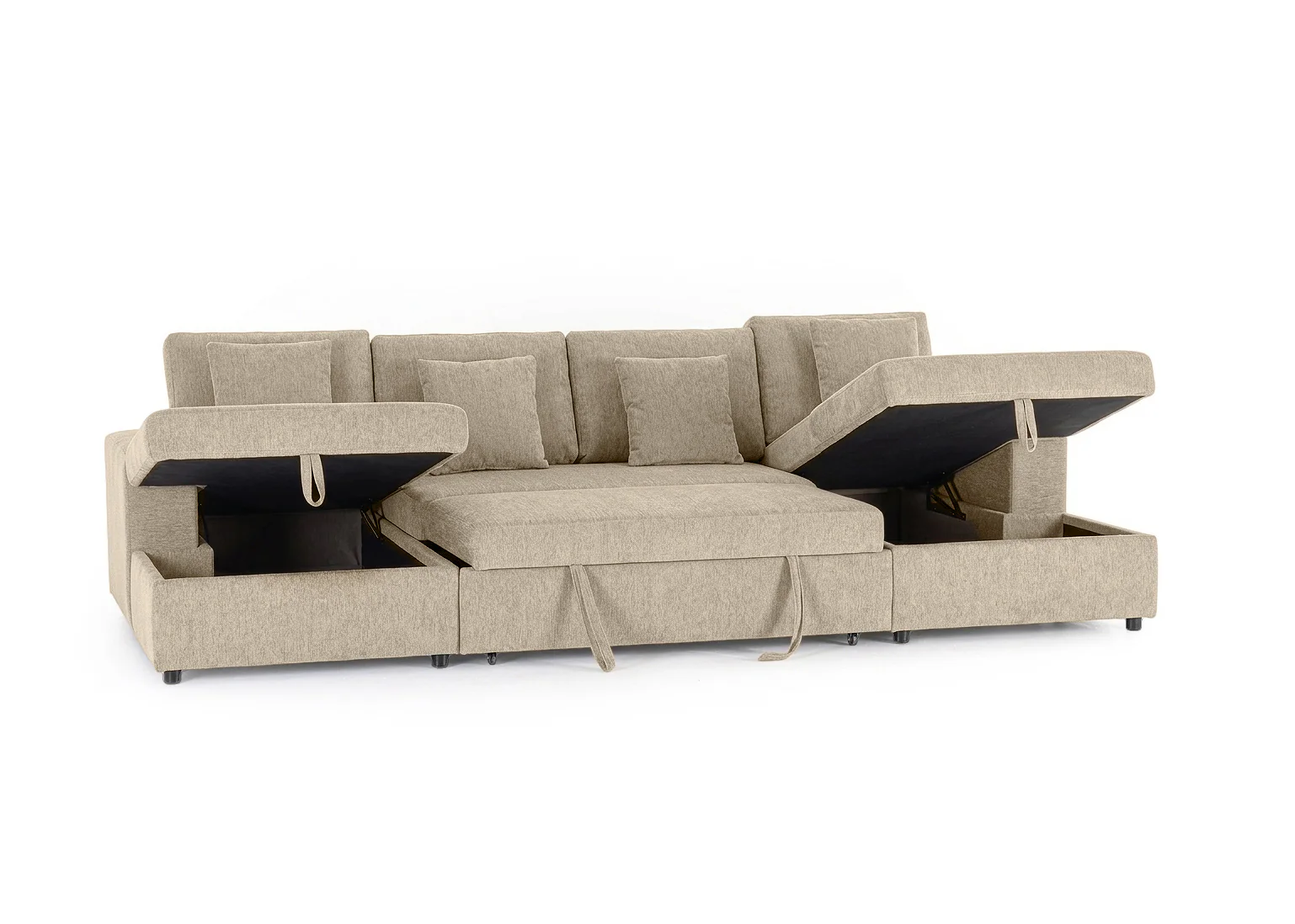 Sofa Cama Doble Chaise Longue Castle 330cm - Image 2