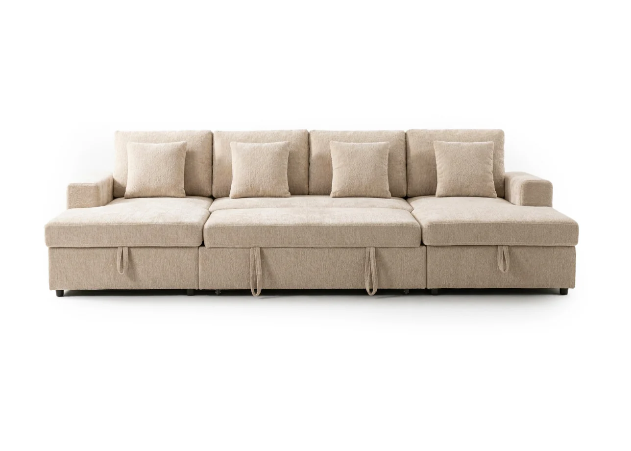 Sofa Cama Doble Chaise Longue Castle 330cm - Image 5