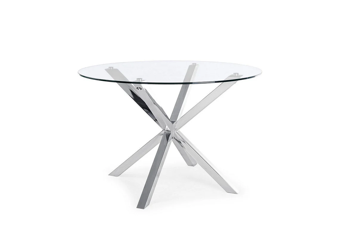 Mesa Redonda de Cristal Templado Aurora 120cm. Comedor o Cocina - Image 2