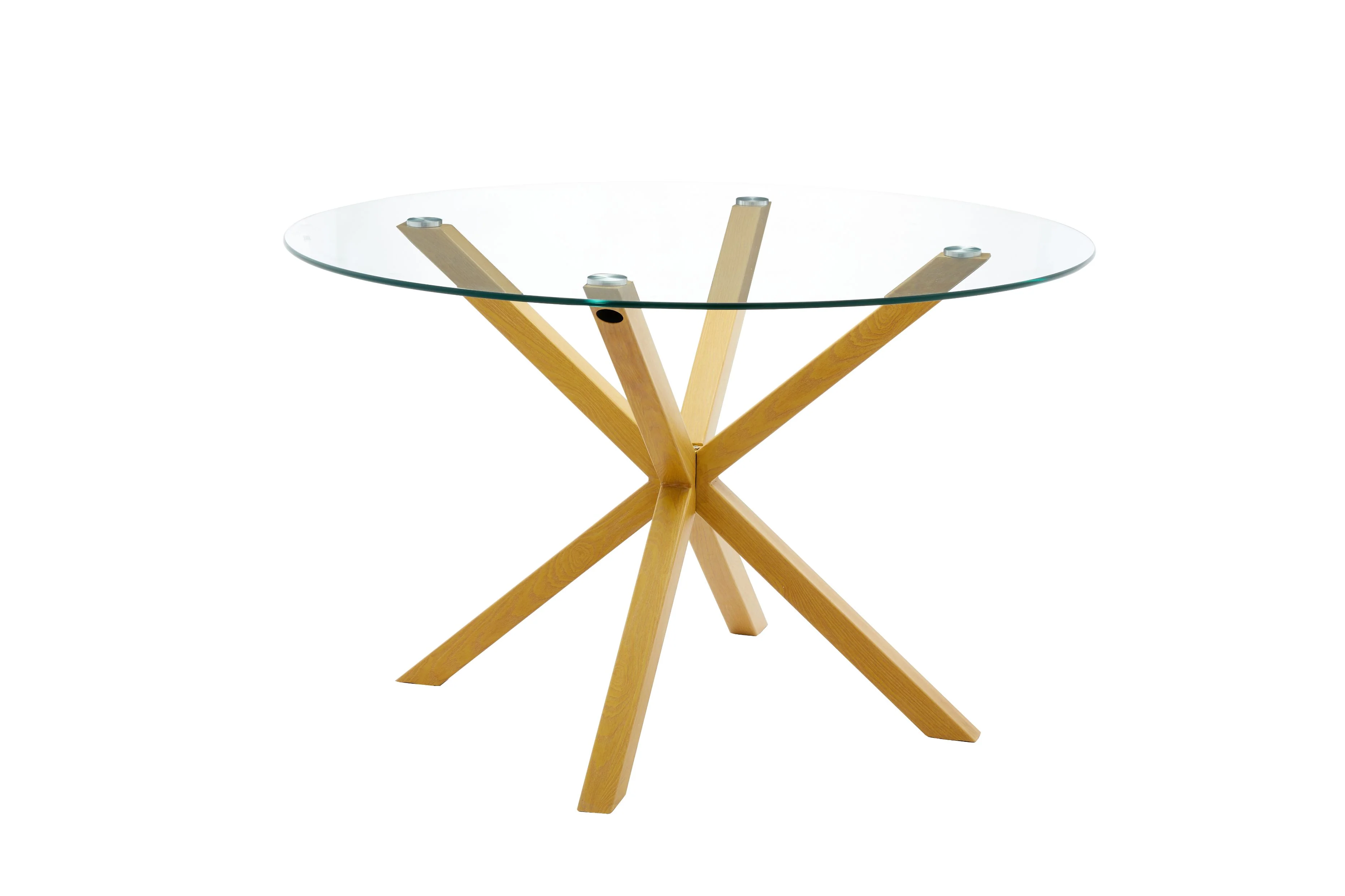 Mesa Redonda de Cristal Templado Aurora 120cm. Comedor o Cocina - Image 4