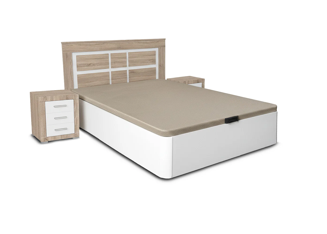 Pack Cama Canape + Cabecero + 2 Mesitas de Noche - Image 2