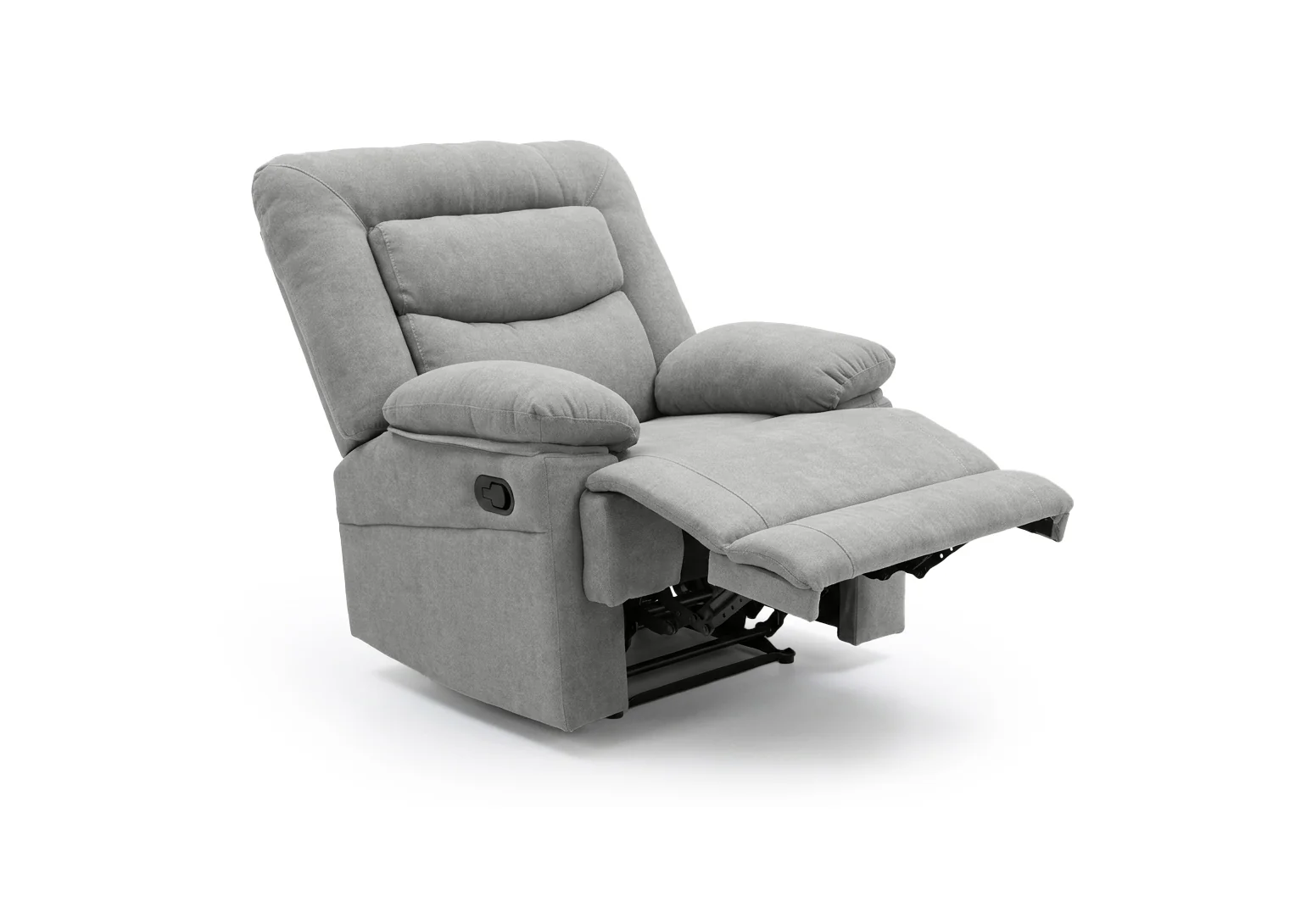 Sillon Reclinable Manual Laurel 1 Plaza Gris - Image 4