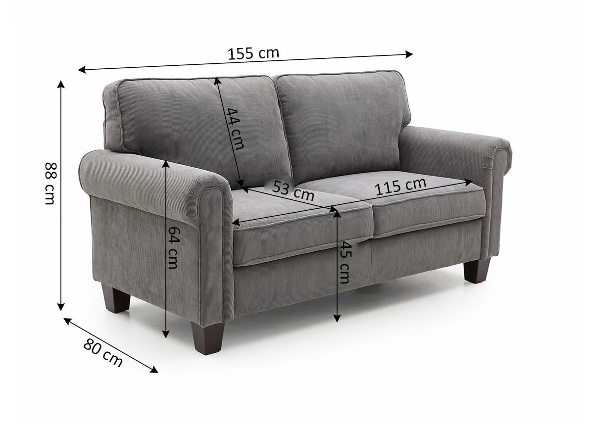 Sofa 2 Plazas Nordia 155cm - Image 3