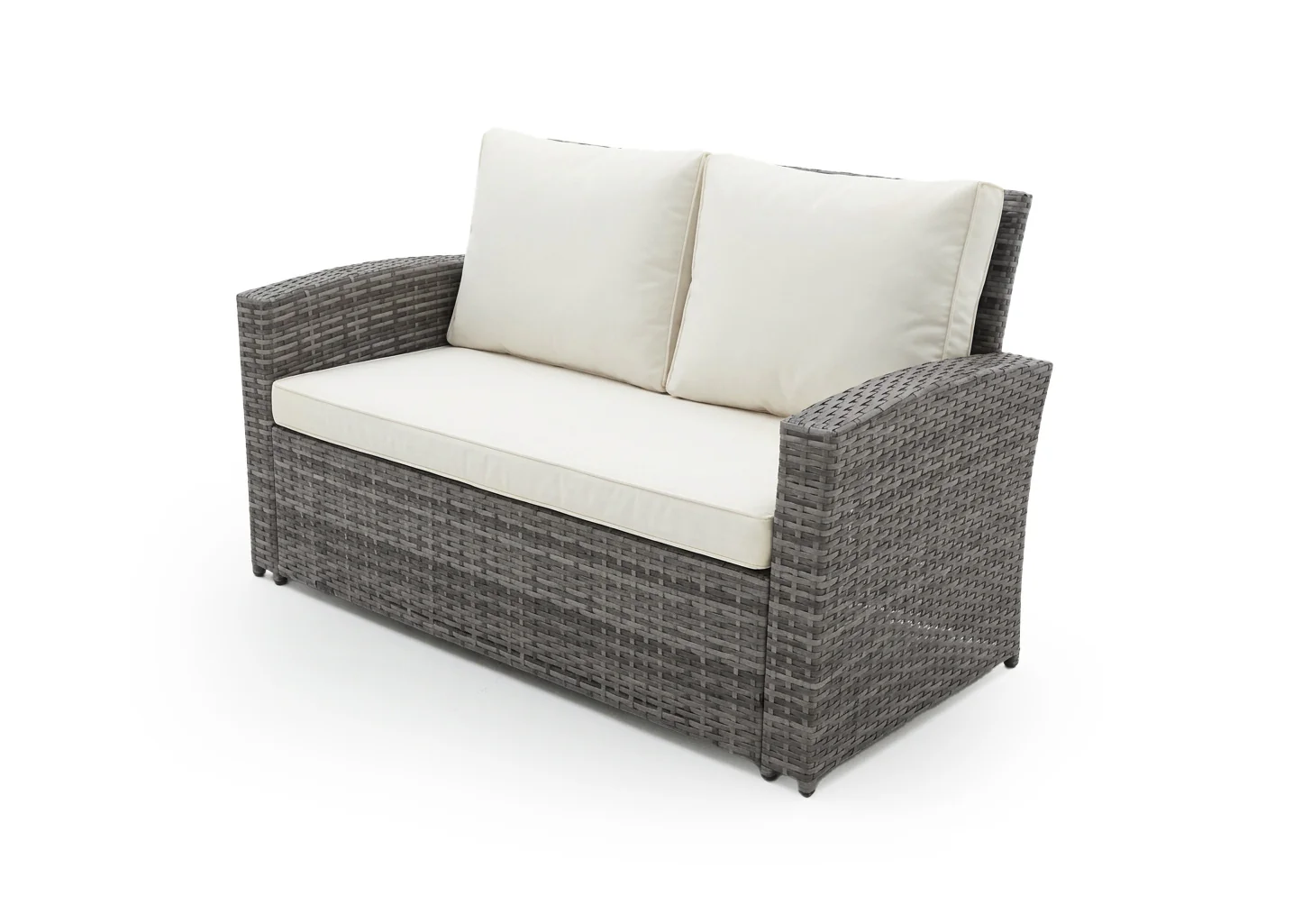 Sofa + 2 Sillones + 2 pufs + Mesa de Centro en Ratan PE. Muebles de Jardin y Terraza - Image 7