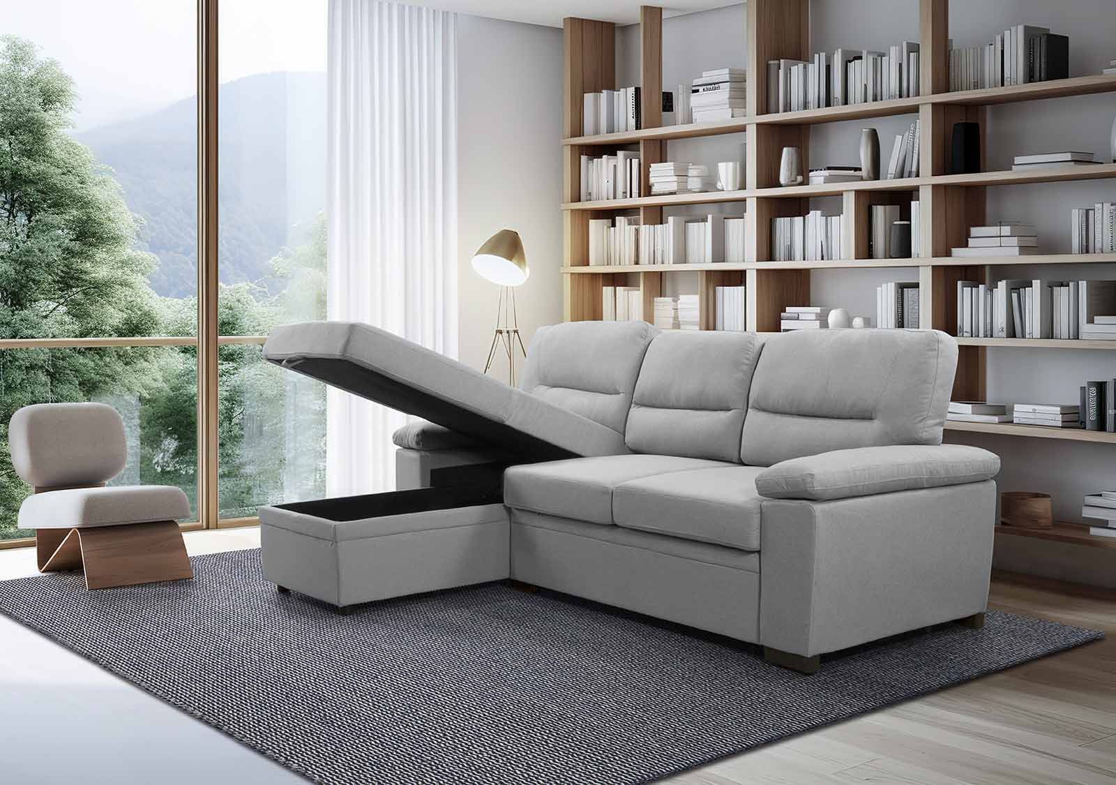 Sofa Cama Chaise Longue Emma 238cm - Image 2