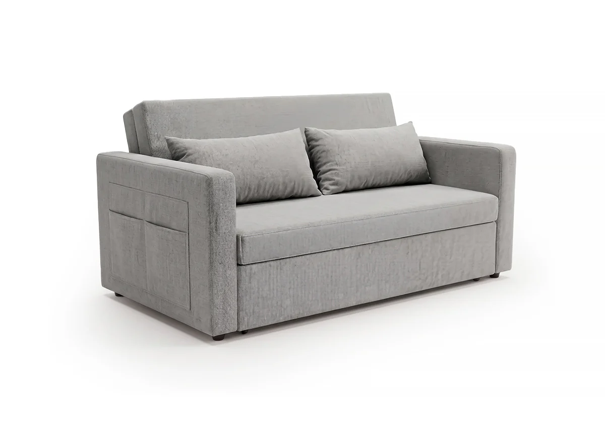 Sofa Cama de Matrimonio Jossy Gris 138cm - Image 4