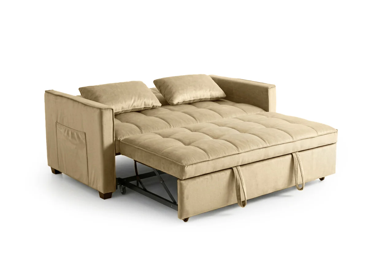 Sofa Cama de Matrimonio Osaka Beige 137cm - Image 2
