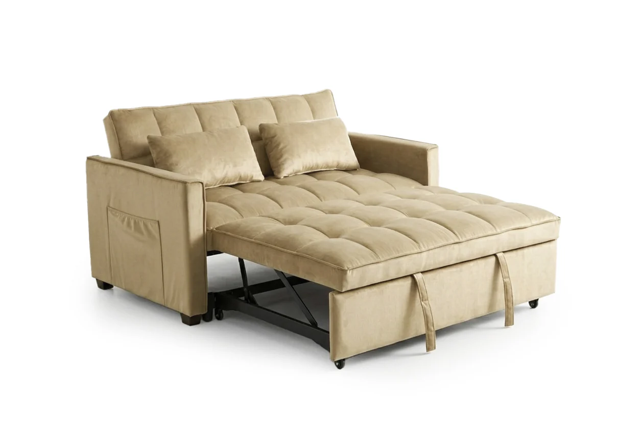 Sofa Cama de Matrimonio Osaka Beige 137cm - Image 4