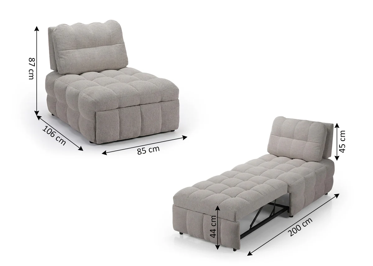 Sofa Cama Loft 1 Plaza 85cm - Image 3