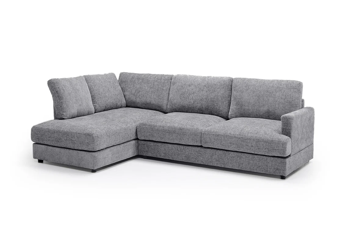 Sofa Chaise Longue Rinconera Cynthia Gris 260cm - Image 6