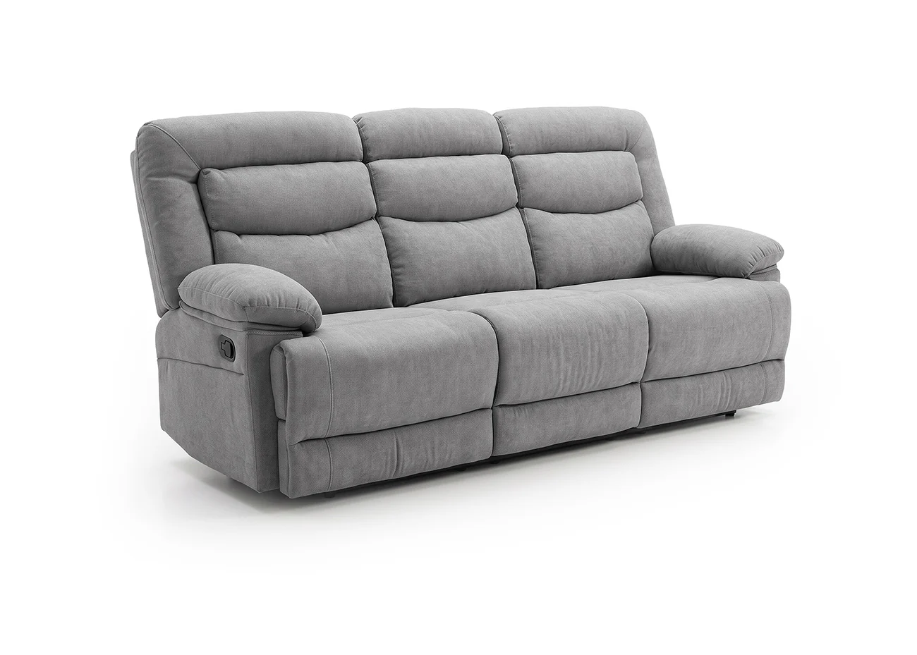 Sofa Reclinable Manual Laurel 3 Plazas Gris - Image 4