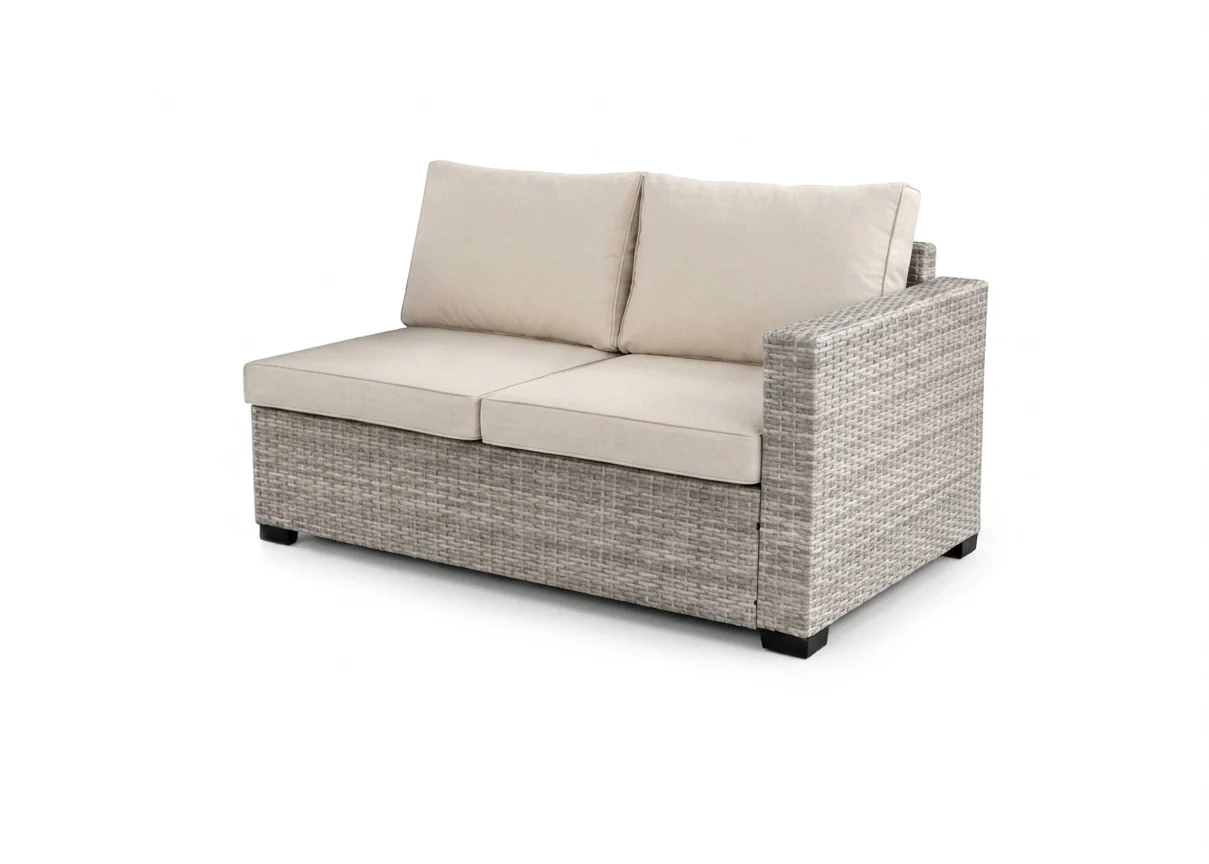 Sofa Rinconera + Baul + Mesa en Ratan PE. Muebles de Jardin y Terraza - Image 6