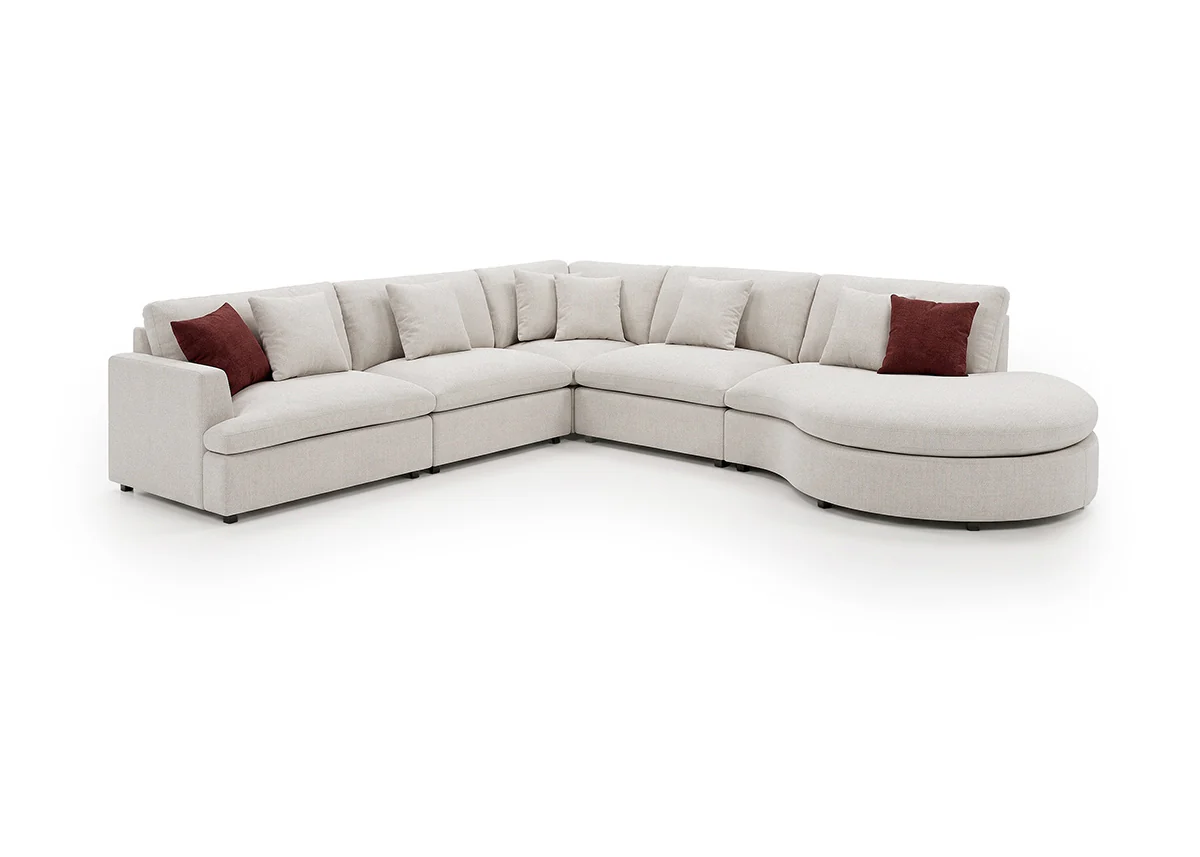 Sofa Rinconera Chaise Longue Round 360cm - Image 3