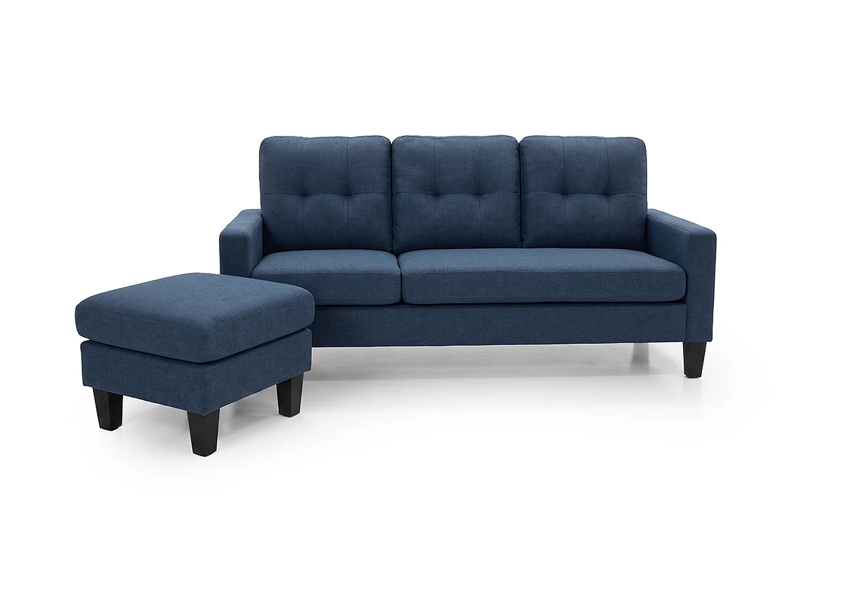 Sofa Vika + Puff Convertible en Chaise Longue - Image 2