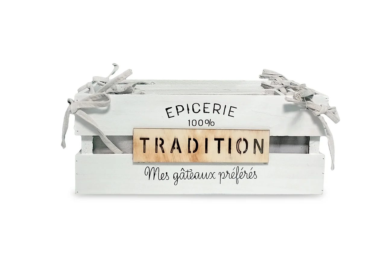 Conjunto de 3 cajas Blancas Tradition. Almacenaje practico y elegante - Image 2