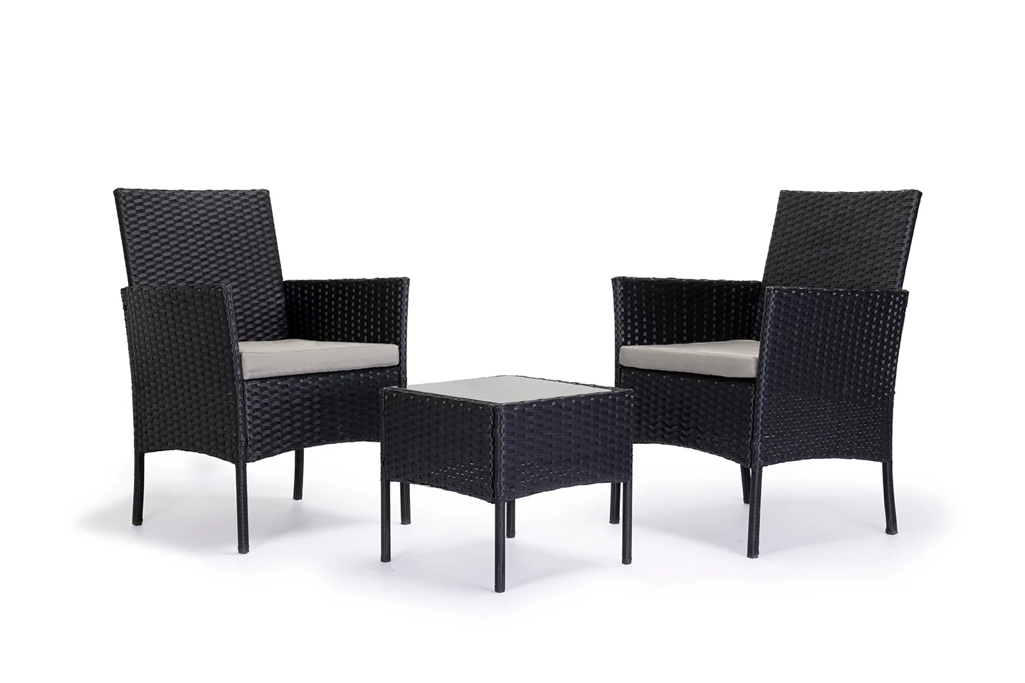 Conjunto Mesa + 2 Sillones de Ratan PE. Muebles de Jardin y Terraza - Image 2