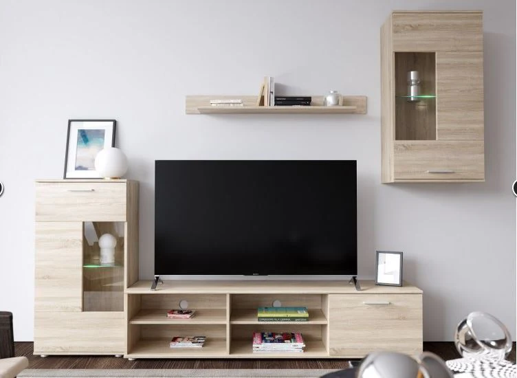Conjunto Mueble de Salon Airam, Sonoma - Image 2