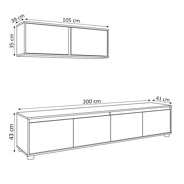 Conjunto Mueble de Salon Alma - Image 4