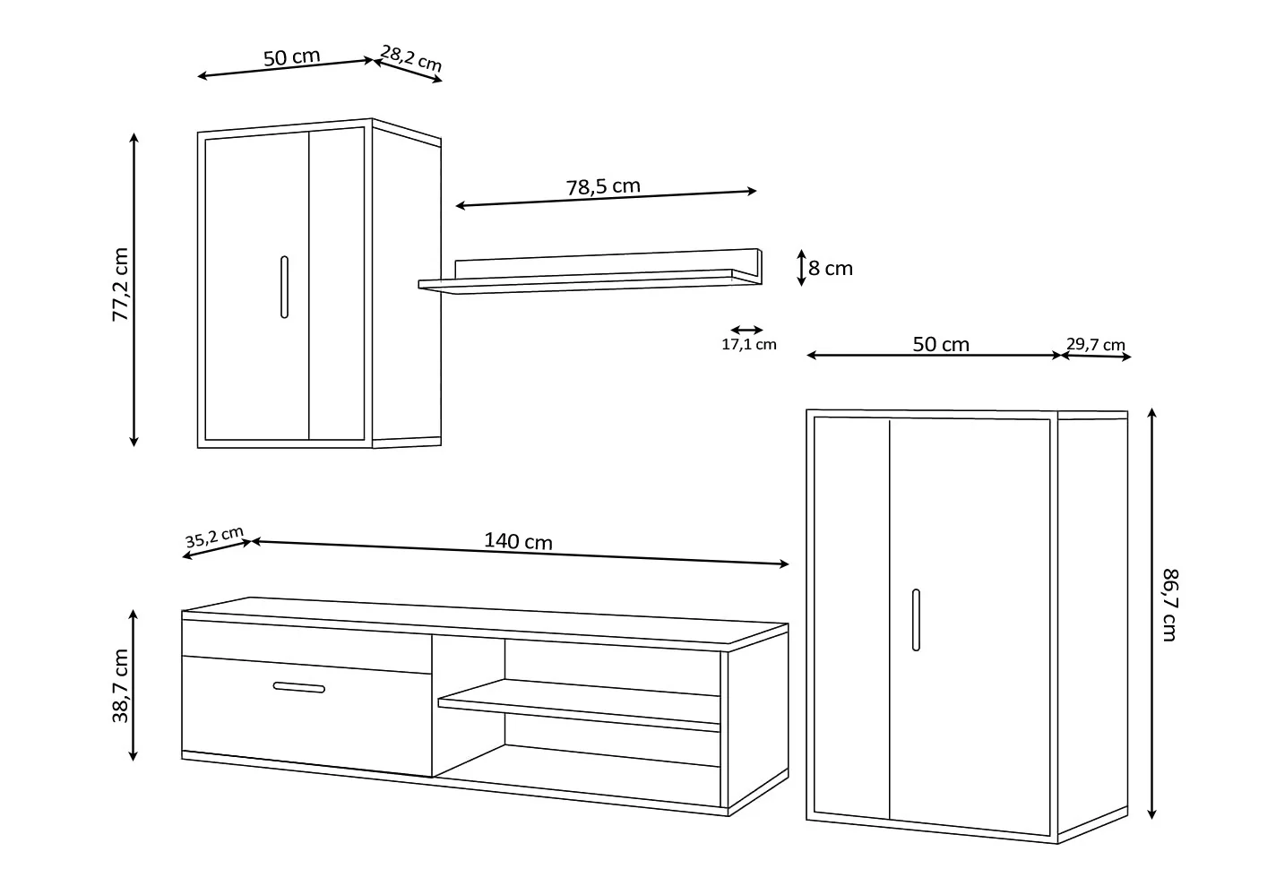 Conjunto Muebles de Salon Eco - Image 3