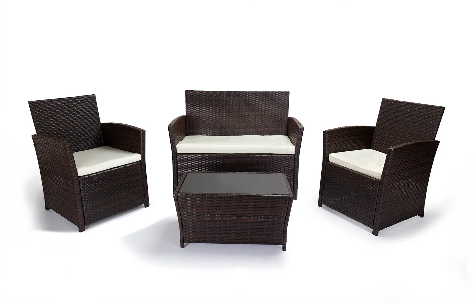 Conjunto Sofa + 2 Sillones + Mesa de Ratan PE. Muebles de Jardin y Terraza - Image 5