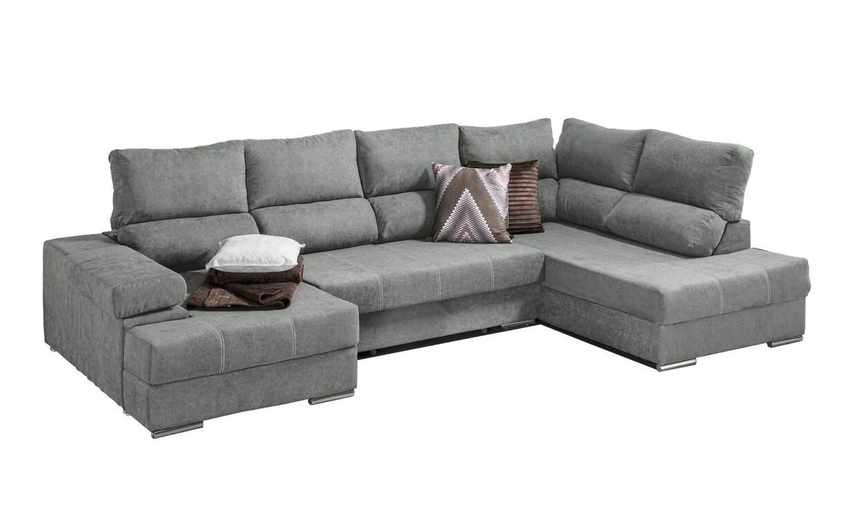 Mega Sofa Cama Chaise Longue Rinconera Italia 345cm - Image 3