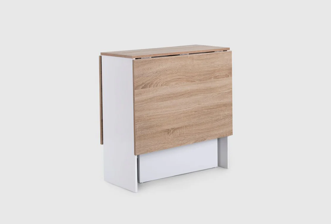 Mesa Auxiliar Suecia con Alas Abatibles 140cm. Comedor o Cocina - Image 8