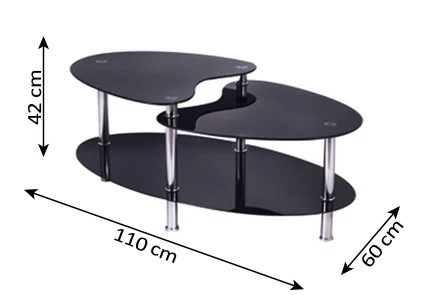 Mesa de Centro de Cristal Templado XS - Image 3