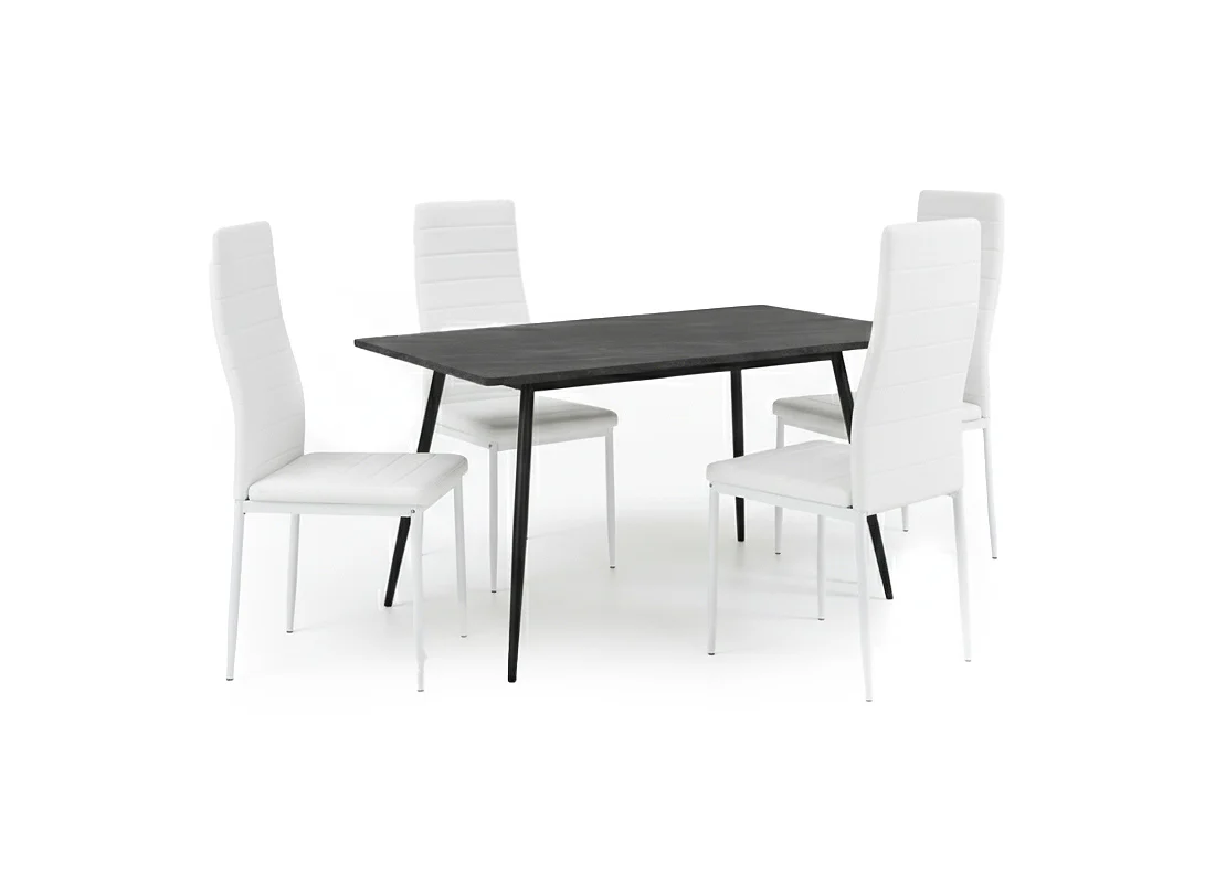 Mesa de Comedor 140cm + 4 Sillas Polipiel - Image 6