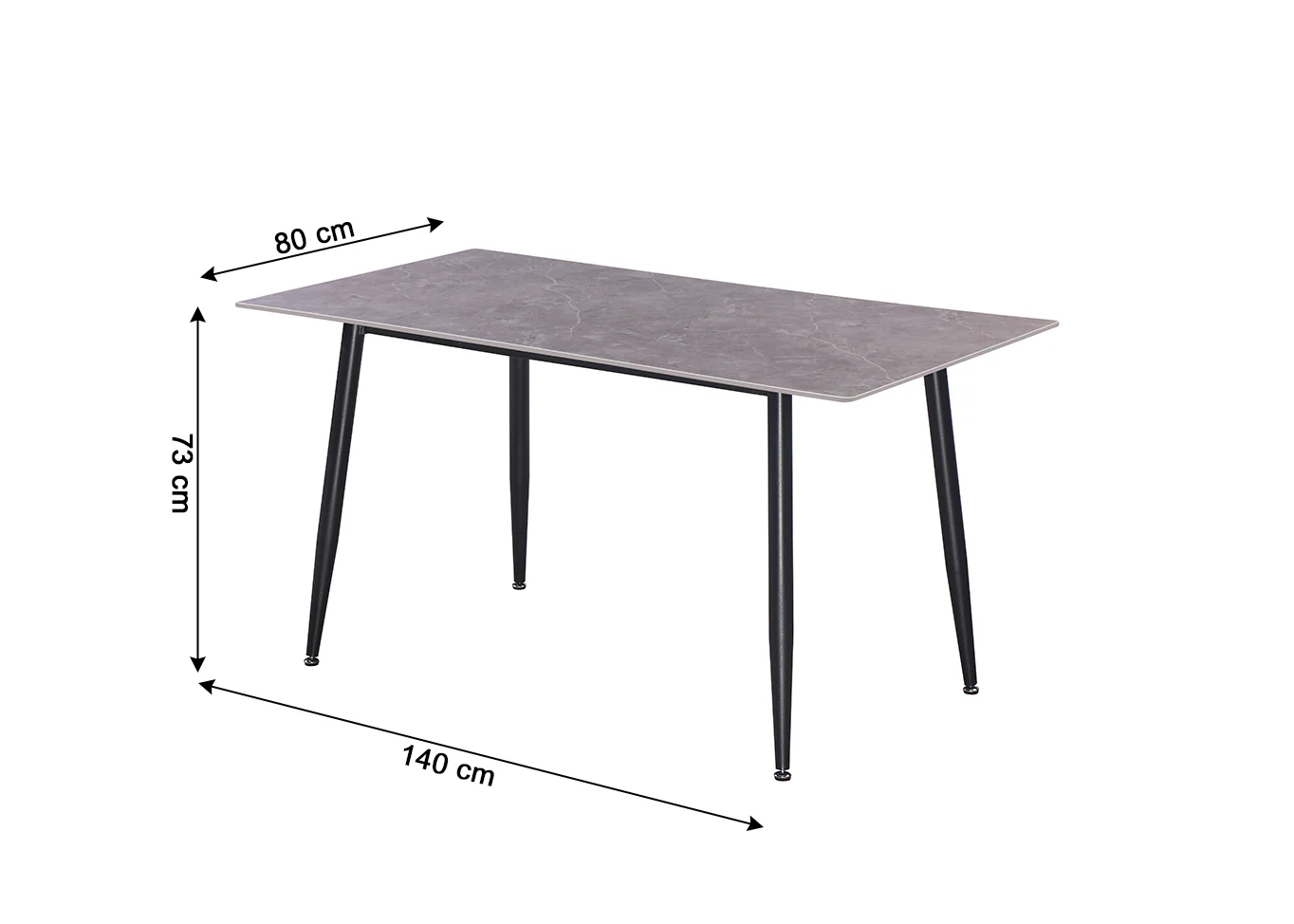 Mesa de Comedor 140cm + 6 Sillas Polipiel - Image 3