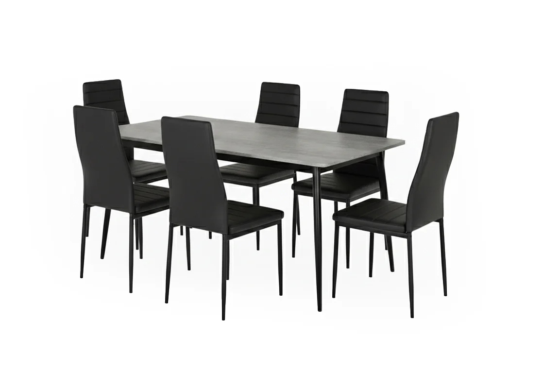 Mesa de Comedor 180cm + 6 Sillas Polipiel - Image 5