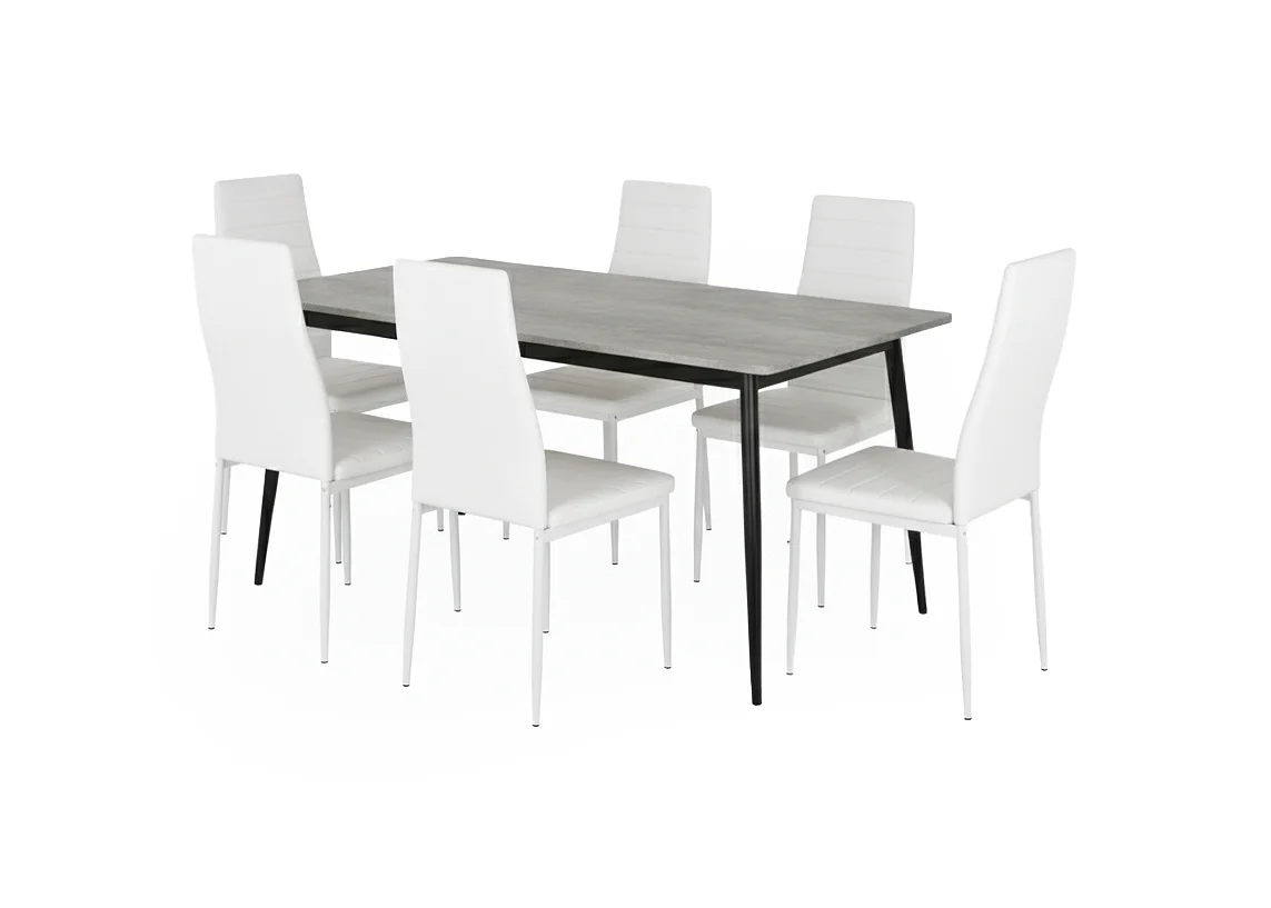Mesa de Comedor 180cm + 6 Sillas Polipiel - Image 6