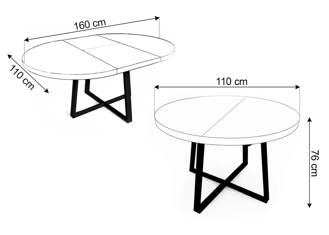 Mesa de Comedor Redonda Extensible - Image 3
