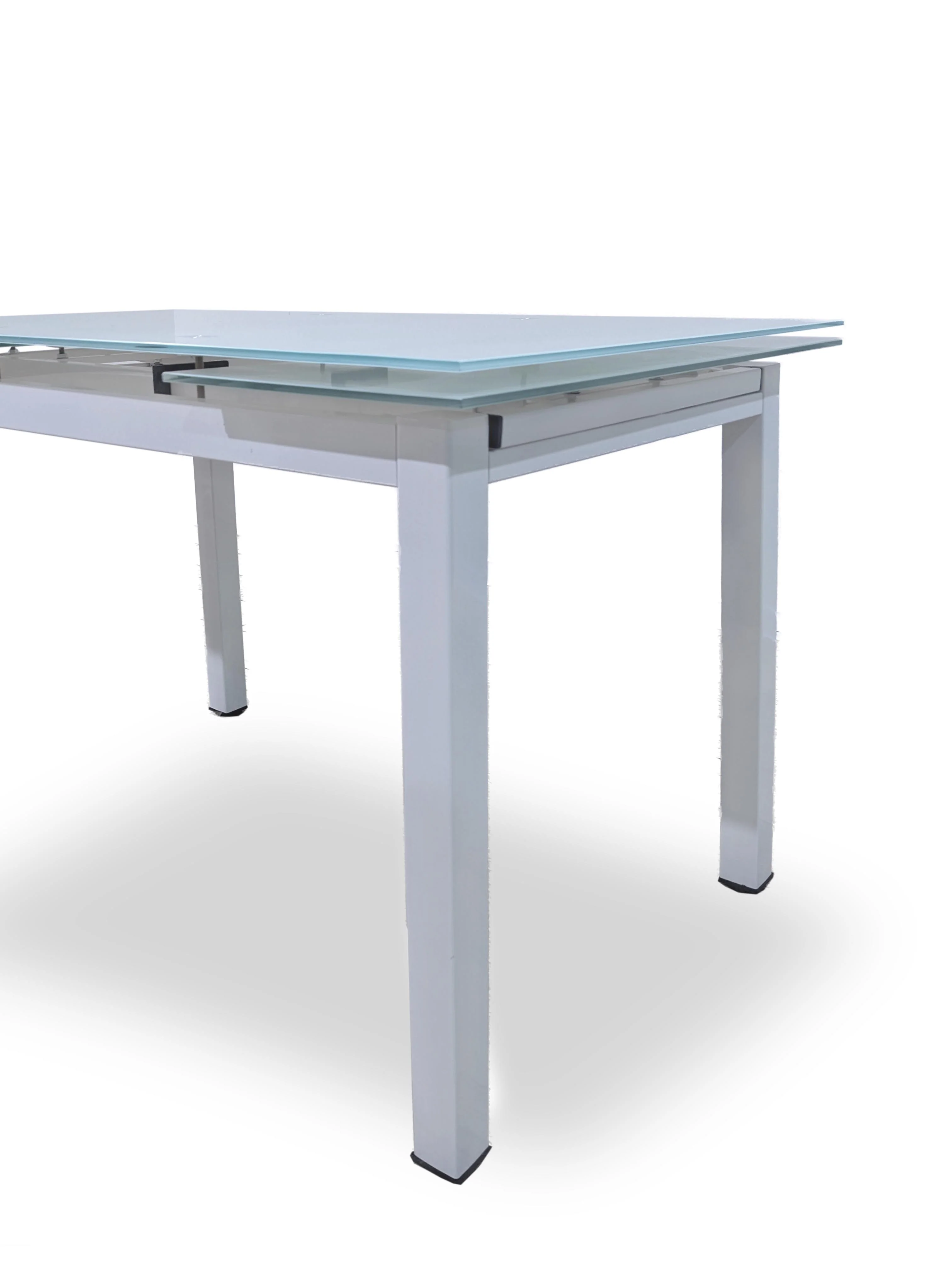 Mesa de Cristal Extensible 170cm + 6 Sillas Polipiel - Image 10
