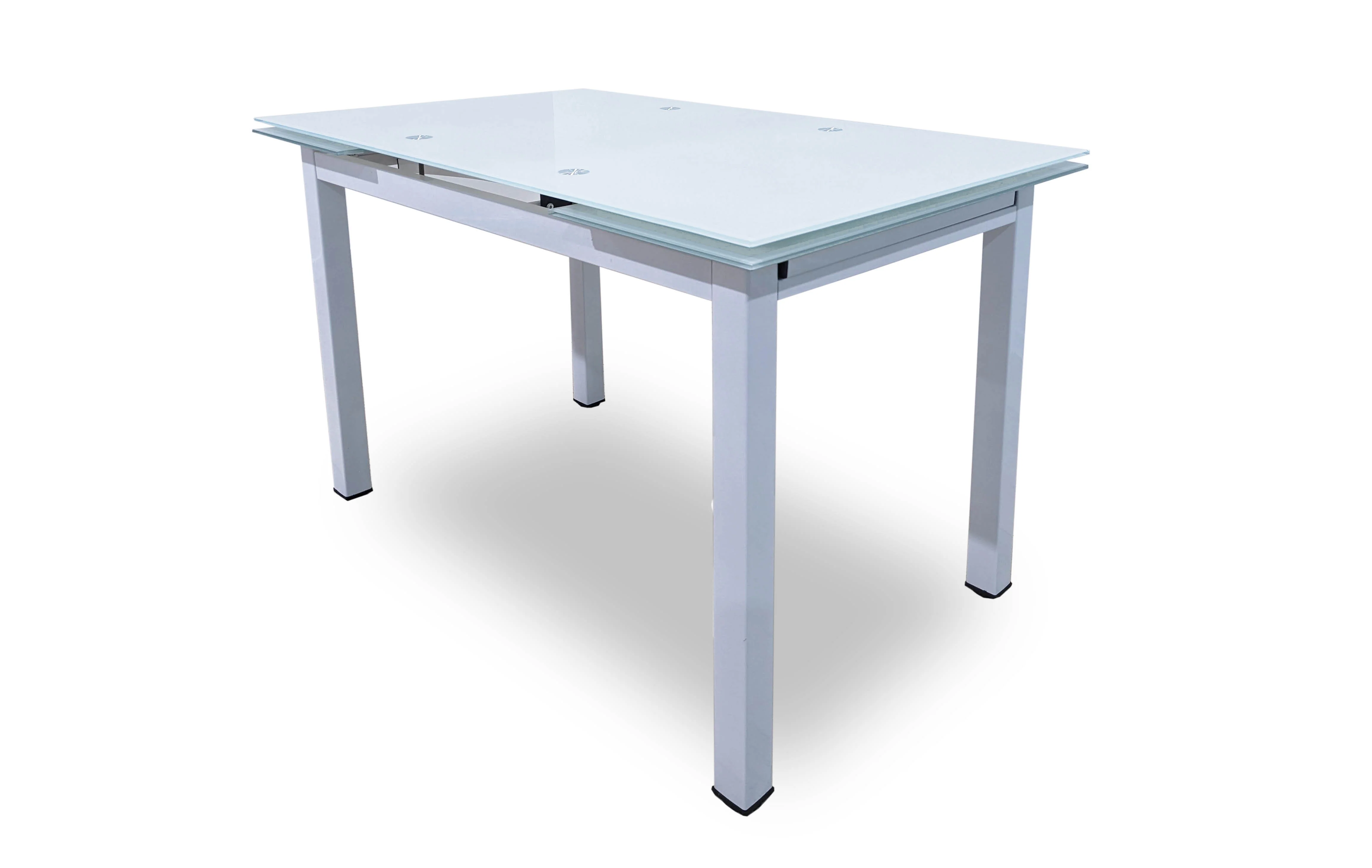 Mesa de Cristal Extensible 170cm + 6 Sillas Polipiel - Image 9