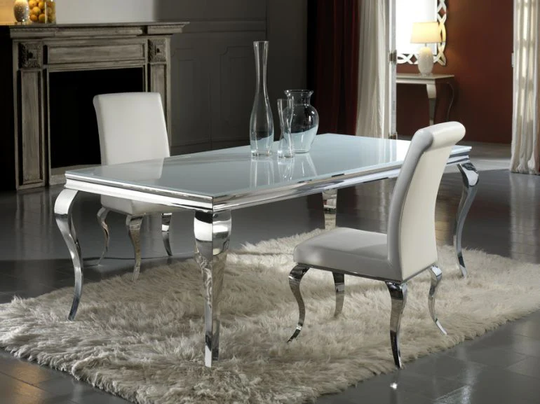Mesa de Cristal Templado 160cm. Comedor o Cocina - Image 2