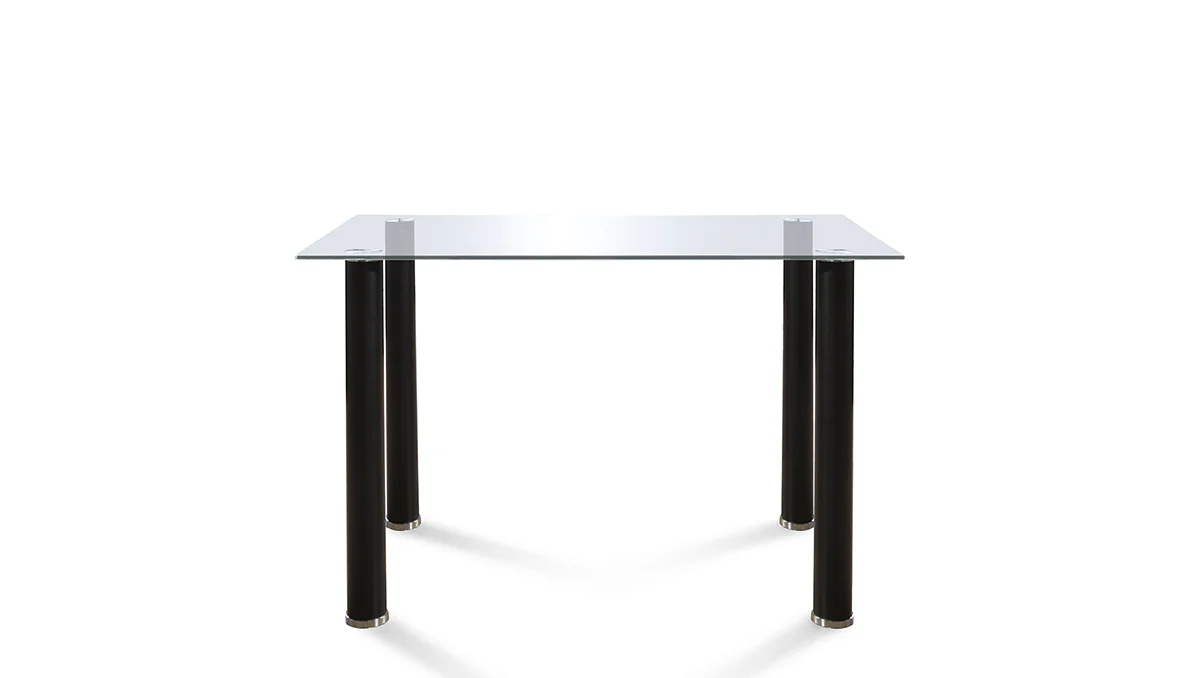 Mesa de Cristal Templado + 4 Sillas Polipiel. Comedor o Cocina - Image 11
