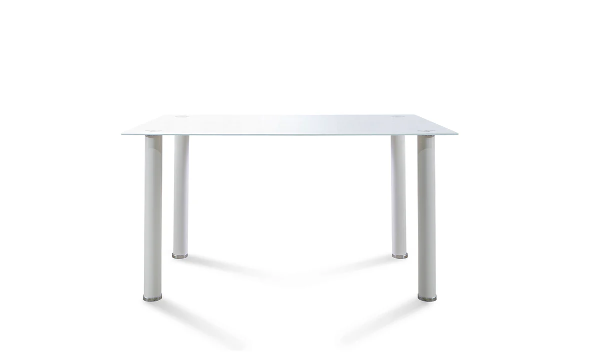 Mesa de Cristal Templado + 6 Sillas Polipiel. Comedor o Cocina - Image 4