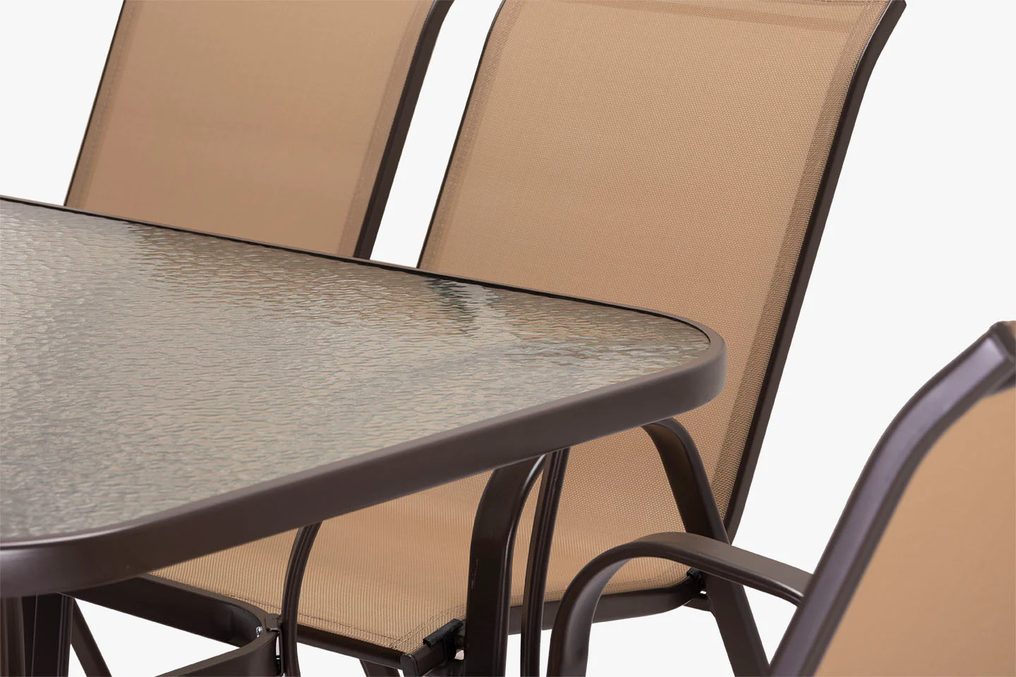 Mesa de Cristal Templado HC + 6 Sillas. Muebles de Jardin y Terraza - Image 5