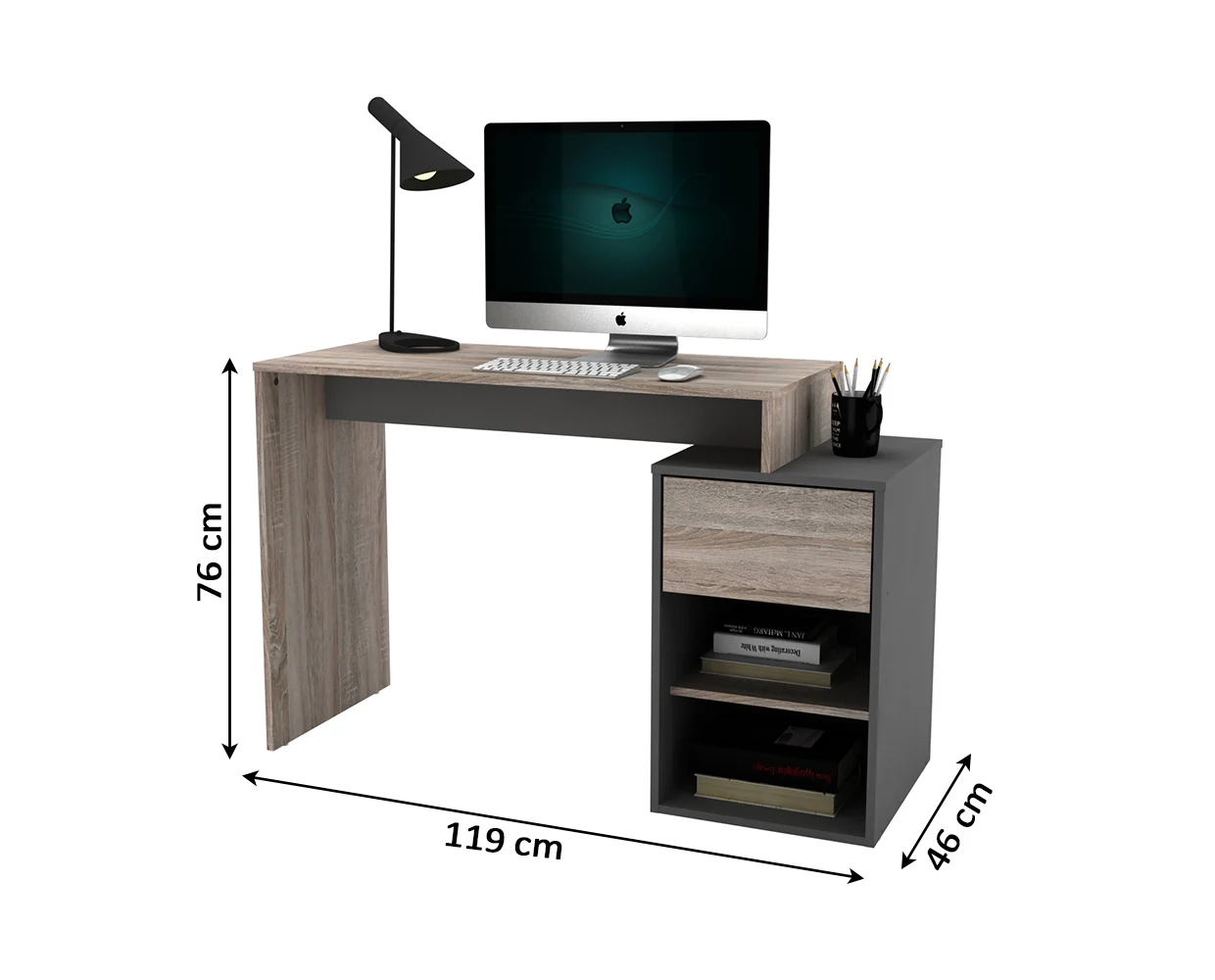 Mesa de Escritorio DN con Cajon - Image 3