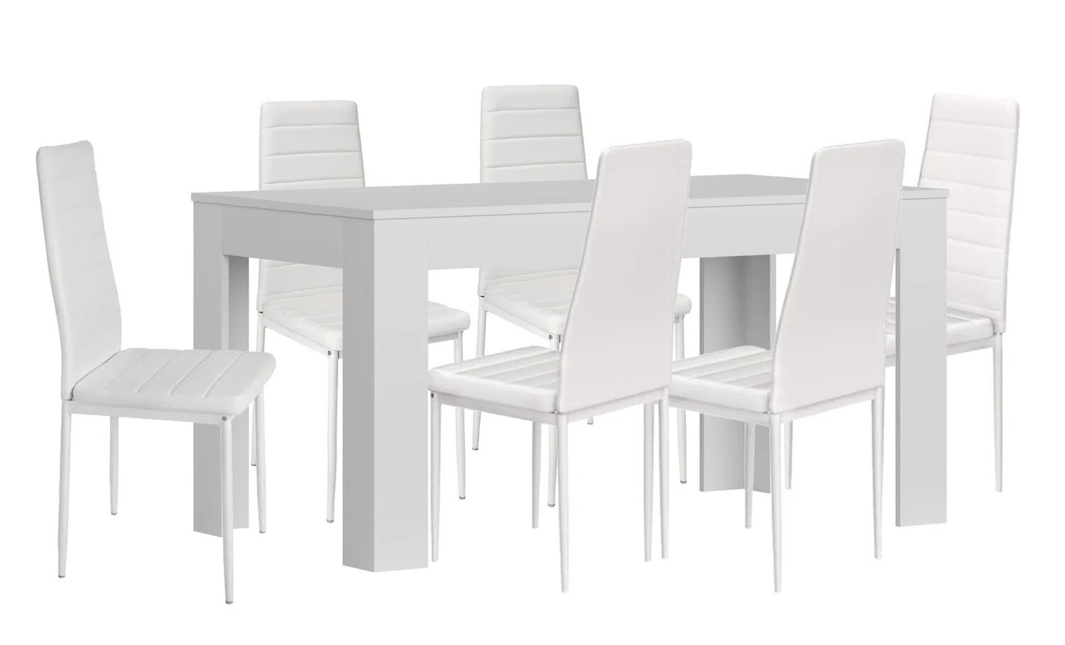 Mesa Extensible de Comedor o Cocina + 6 Sillas en Polipiel/metal - Image 12