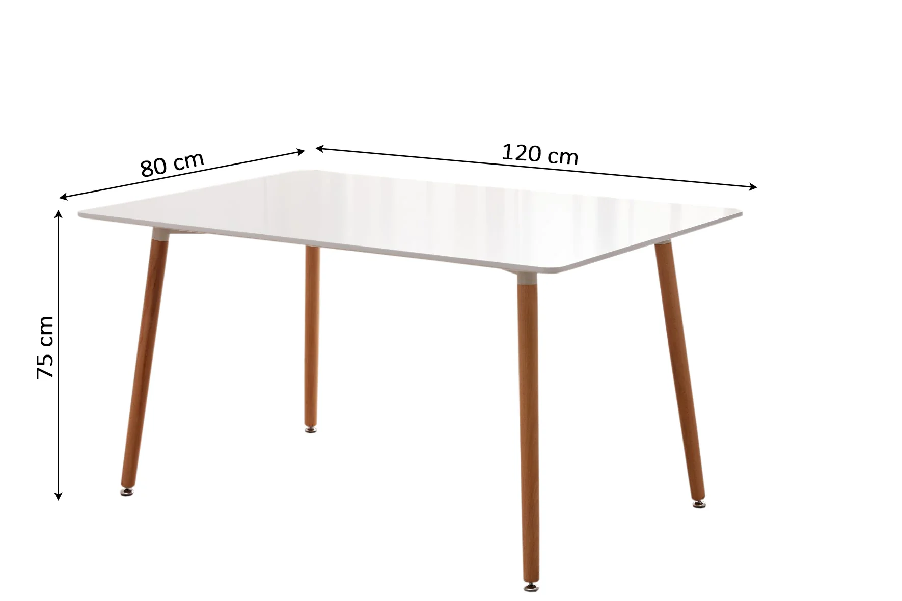Mesa Nordica de Comedor o Cocina Viken 120cm - Image 3