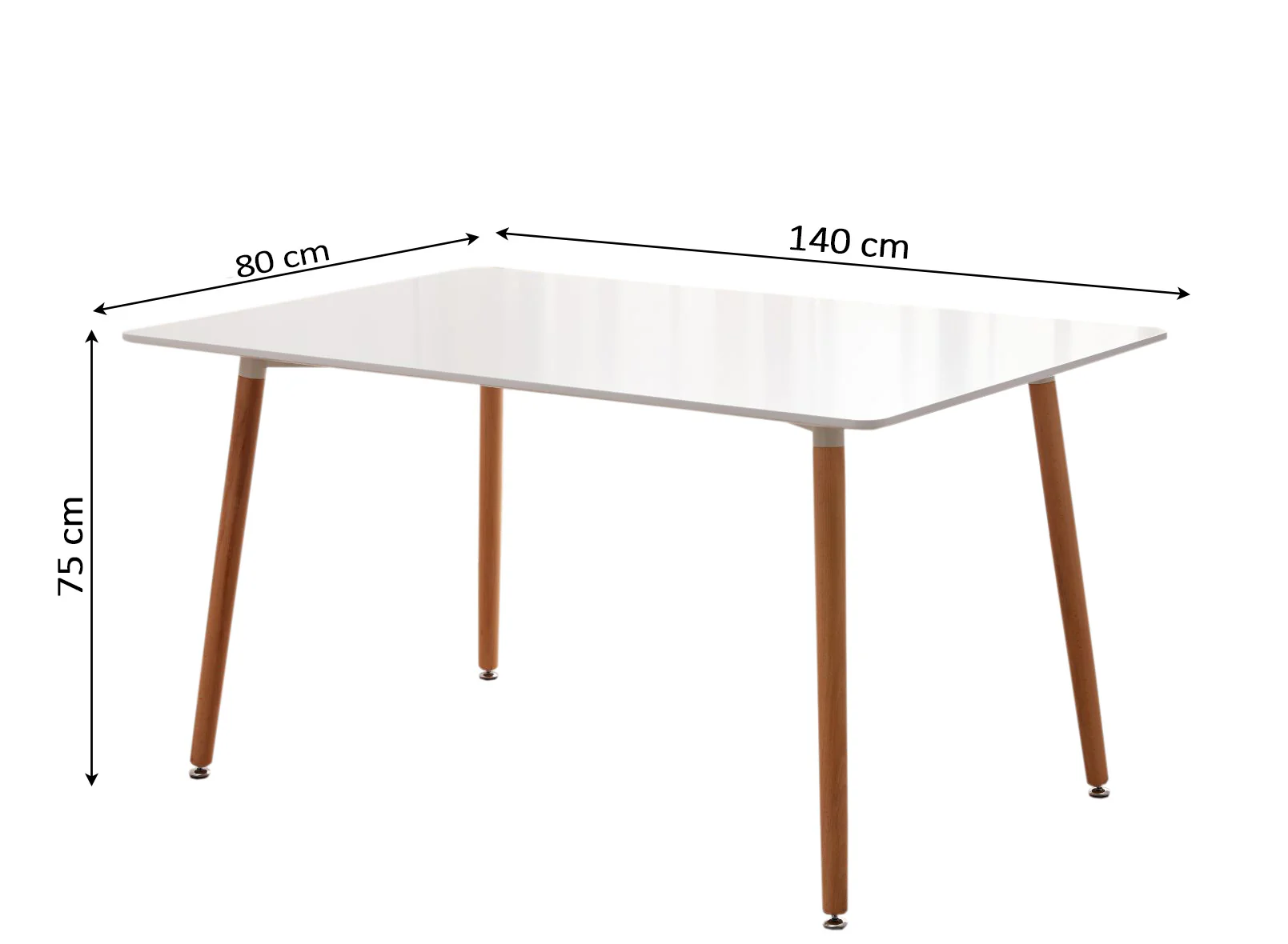 Mesa Nordica Viken de Comedor o Cocina 140cm - Image 5