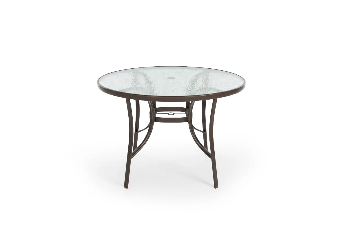 Mesa Redonda de Cristal Templado + 4 Sillas. Muebles de Jardin y Terraza - Image 4